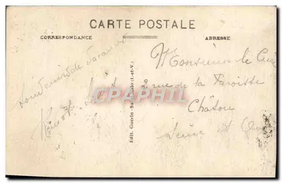 Côte d'Émeraude — Black Virgin — G.F. — Publisher Guérin (L.-et-V.) — Back
