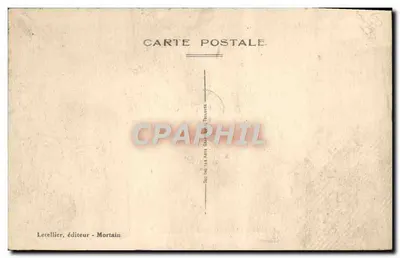 Mortain — Las, obok dużej wodospadu — Letellier, wydawca - Mortain — Rewers