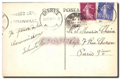 Bréhal — La Route de Granville — Wydawca: Photo Denizet, nr 921 — Rewers