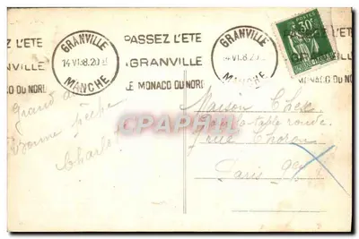 SAINT-MARTIN-de-BRÉHAL (Manche) — Godzina kąpieli — Foto Patarin, Bréhal — Rewers