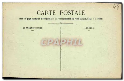 Beaufort-en-Vallée (M.-et-L.) — Vue panoramique vers le Collège et le Château — Éditeur Émile Seuart, n°23 — Verso