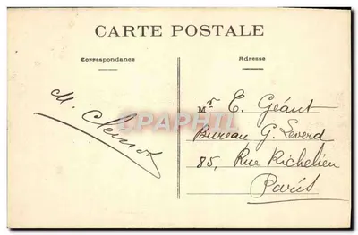 Cholet (M.-et-L.) — Ponte rustica no Jardim Público — editor não visível, n° de série 3490 — Verso