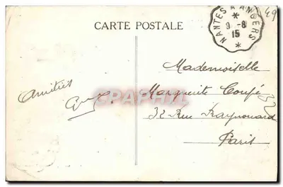 Saint-Florent-le-Vieil (M.-et-L.) — La Grève de la Loire et le Coteau — Collection F. — Verso