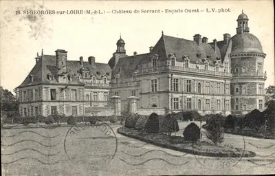 St-Georges-sur-Loire — Castelo de Serrant — Fachada Oeste — L.V. fot.