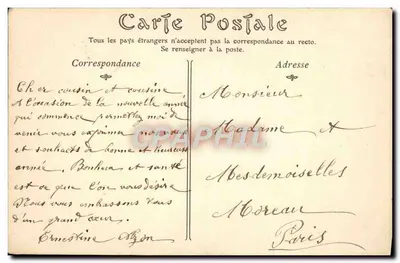 Saumur — Vue prise des Ponts — Onbekende uitgever, n° 17 — Achterkant