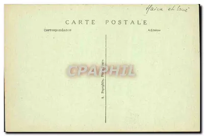 Saumur — Zamek (Wschód) i Ogólny Widok — A. P. — Rewers