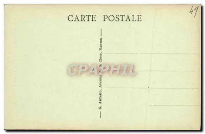 Saumur - Das Rathaus (Innenhof) — G. Artaud, Nantes — Rückseite