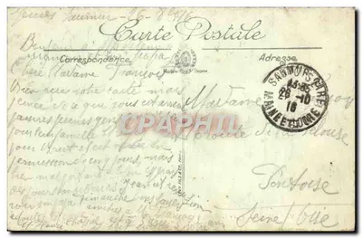 Saumur (M.-st-L.) — Zamok, widok z marronniera — LL. — Rewers