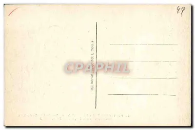 Fontevraud — L'Abbazia fondata alla fine dell'XI secolo. Ricostruita nei XII, XIII e XV secolo — R. D. — Verso