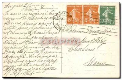 Angers — Zespół zamek — L. V., fot. — Rewers