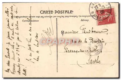 Angers — odkryte w 1836 r. rzymskie arcady — Nowe Galerie, Angers — Rewers