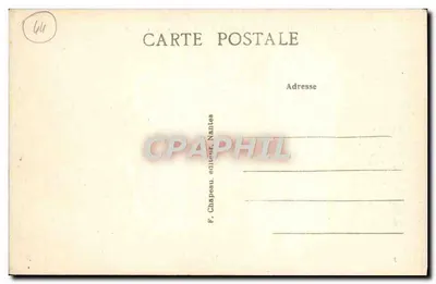 La Baule-les-Pins (Loire-Inf.) — Platz der Palmen, Richtung Norden — F. Chapeau, Nantes — Rückseite