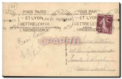 La Baule-sur-Mer (Loire-Inf) — O Hotel Royal — Editor F. Champau, Nantes — Verso