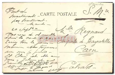 Cherbourg — Widok na Arsenale — Wydawnictwo L. Ratti, Nowości i Wyroby, Cherbourg — Rewers