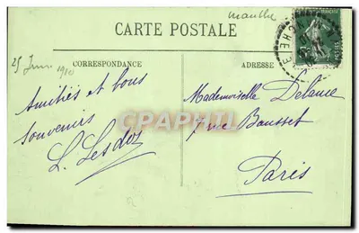Arredores de Cherbourg — Urville — Fazenda Dur-Ecu — Verso