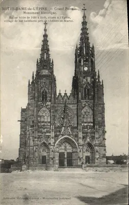 Notre-Dame-de-l'Épine — Grand Portail — Librairie Militaire Guérin - Mourmelon-le-Grand