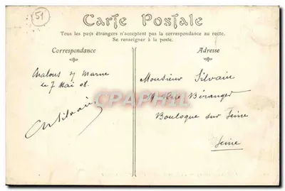 LÉPINE (Marne) — A Grande Rue e a Igreja Nossa Senhora — ND. Fot. n°98 — Verso