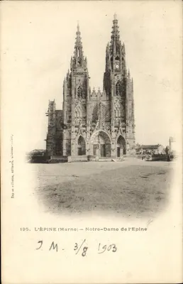 L'Épine (Marne) — Notre-Dame de l'Épine — éditeur Rap et Rilliette, n°195