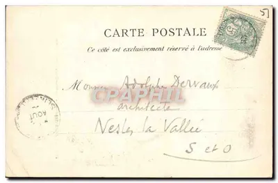 L'Épine (Marne) — Notre-Dame de l'Épine — éditeur Rap et Rilliette, n°195 — Verso