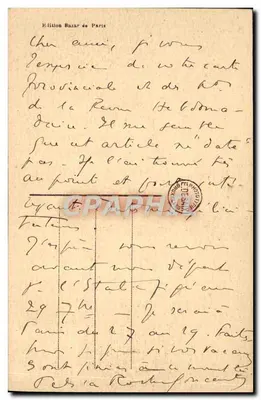 Montmirail (Marne) — O Castelo e os Comuns — Edição Bazar de Paris, n°49 — Verso