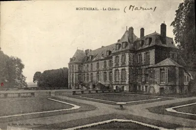 Montmirail - O Castelo (Marne) — G. Bart, fot.-editora, Montmirail