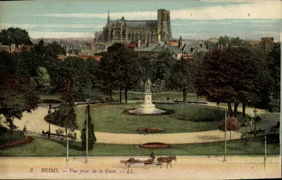 Reims — Vista tirada da Estação — LL. — N°3