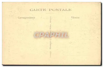Reims - A Catedral - Grupo da Visitação — Cl. Rothier - E Chauvillon, editor, Reims — Verso