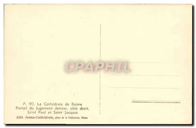 Portale del Giudizio Universale — San Paolo e San Giacomo — Cattedrale di Reims — Verso