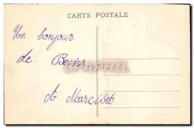 Reims - Beeld van generaal Drouet graaf van Erlon — V. Thullifier, uitgever Reims, n°78 — Achterkant