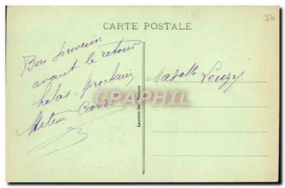 Saint-Pair-sur-Mer — Widok na punkt Crête w zachodzie słońca — Laurent-Né, Rennes, n°3153 — Rewers