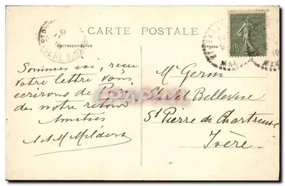 Saint-Jean-le-Thomas — Le Gaudin — Casa de pedra — Verso