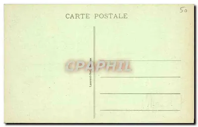 Carolles - Rochos do Porta do Lude — editor Laurent-Nel, n° 995 — Verso