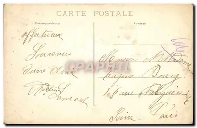 Carolles — Os Chalets da Falaise — Coleção L. L. - Avranches — Verso