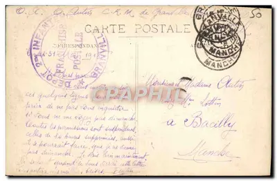 Notre-Dame du Cap Lihou — Statua Matki Bożej z XIV wieku — Kościół w Granville — Rewers