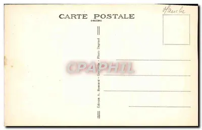 Granville — La Haute-Ville widziana z Rochers — Wydawnictwo A. Bcenard, Granville — Rewers