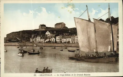 Granville — Kap Lihou i Duży Zbiornik — Wydawnictwo A. Bernard, Granville