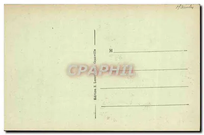 Granville — Wypłata łososia — Wydawnictwo E. Lecot, Granville — Rewers