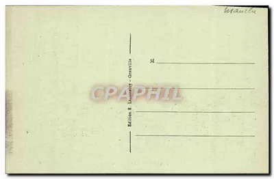 Granville — O Roc e o Cassino — Edição E. Le-cotey - Granville — Verso