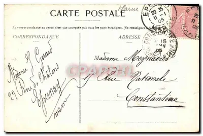 Zamek Périn widziany z Parku — Épernay, Champagne — Épernay Illustré — Rewers