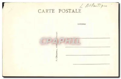 La Baule-sur-Mer (Loire-Inf) — Esplanade e Casino — F. Chapeau, editor, Nantes — Verso