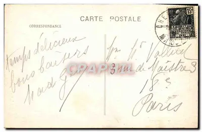 Cherbourg — panorama miasta i portu — Rewers