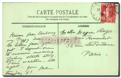 Cherbourg — Estátua de Napoleão I — por Le Véel (Detalhe) - LL — Verso