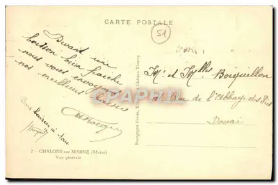 Châlons-sur-Marne — Vista general — Bourgogne Frères, Château Thierry, n°51 — Reverso