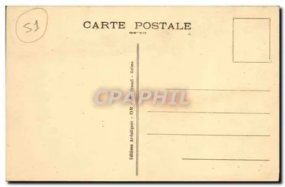 Châlons-sur-Marne — Vista geral — Edições Artísticas OR-Bruneel, Reims — Verso