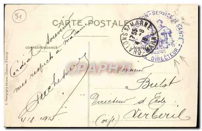Chalons-sur-Marne — A Caixa de Economia — J. Bourgogne editor — Verso