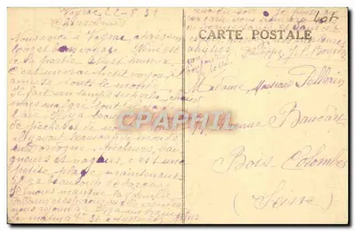 Castelo de Castelnaud, perto de Bretenoux (Lot) — Vista geral — Editor: Du Petit Paris, n° 83 — Verso