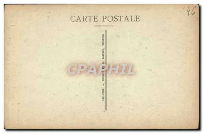 Souillac (Lot) — Wewnętrzny portal klasztorny z kopułami (XII wiek) — Wydawnictwo E. C. S. — Rewers