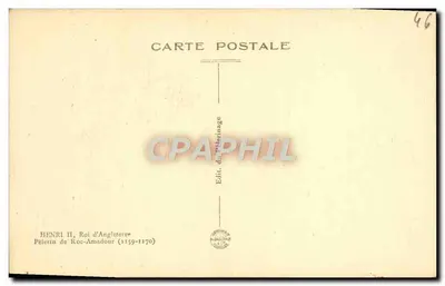Roc-Amadour — Dekoracja Bazyliki — Georges Lebaec, pinxlt — Rewers