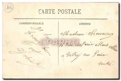 Rocamadour — Causse'dan genel görünüm — Özel baskı, Emile Coudurier — Arka yüz