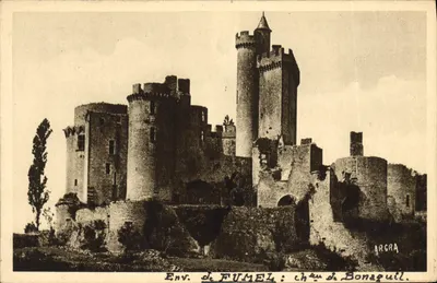 Arredores de Fumel: castelo de Bonaguil — ARGRA